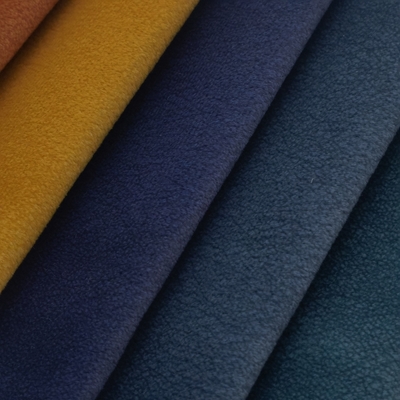 Il modello bronzato tappezzeria ha tricottato il poliestere 100% di Sofa Fabric For Curtain della pelle scamosciata