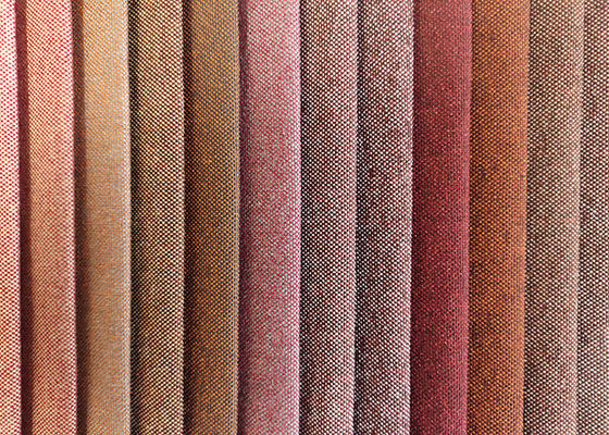 Tessuto filato-tinto tessuto di tela multicolore 100% del sofà della copertura di sedile dell'automobile del poliestere