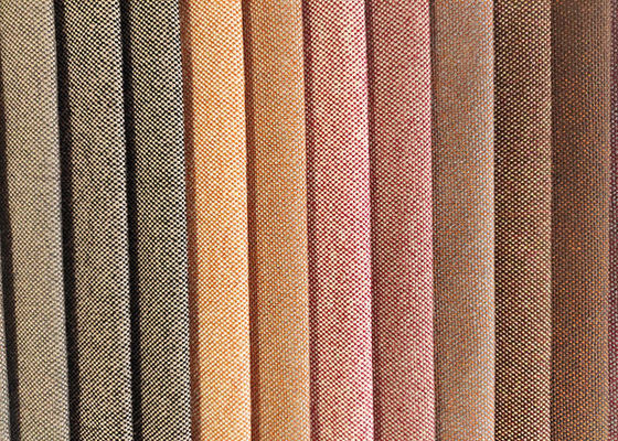 Tessuto filato-tinto tessuto di tela multicolore 100% del sofà della copertura di sedile dell'automobile del poliestere
