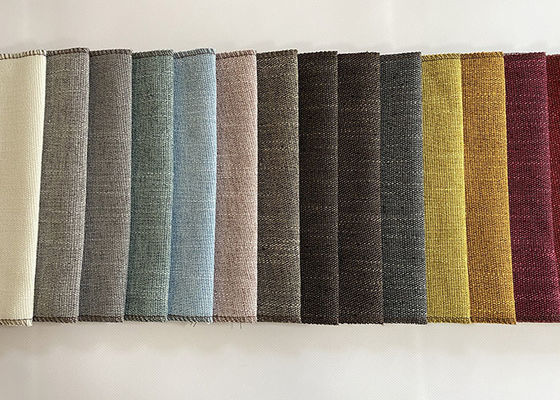 Tessuto di tela spazzolato della casa di Sofa Fabric Faux Slub Effect