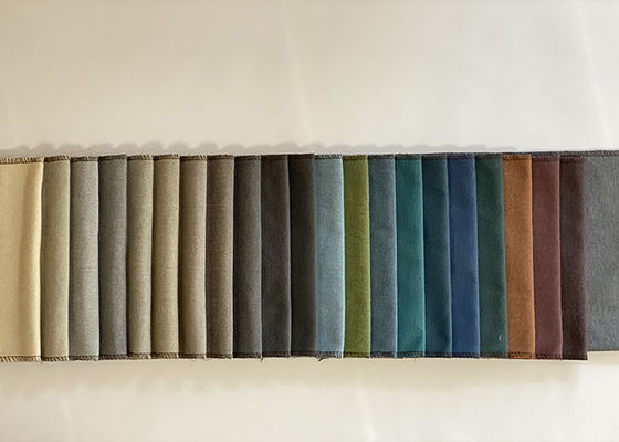 320gsm Sofa Fabric Plain Dyed Moisture di tela Wicking
