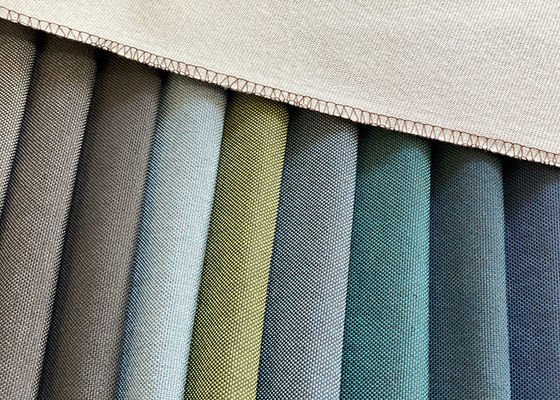 320gsm Sofa Fabric Plain Dyed Moisture di tela Wicking