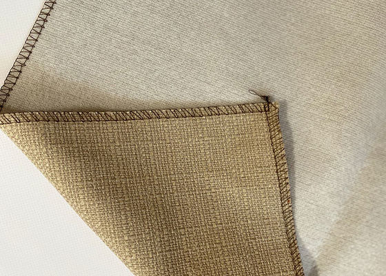 Tappezzeria beige Sofa Fabric Linen Look Shrink resistente
