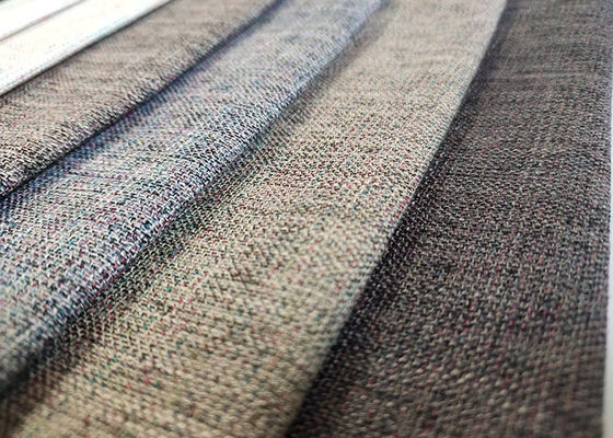 Tessuto tinto 260gsm Grey Upholstery Textile normale del poliestere