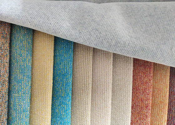 La tappezzeria 100% del poliestere Sofa Fabric Soft Plain Yarn ha tinto il tessuto