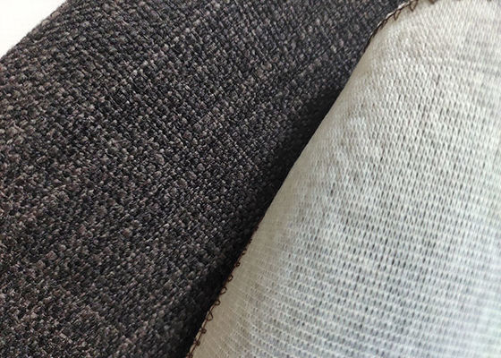 Miscela impermeabile di Gray Linen Upholstery Fabric Polyester