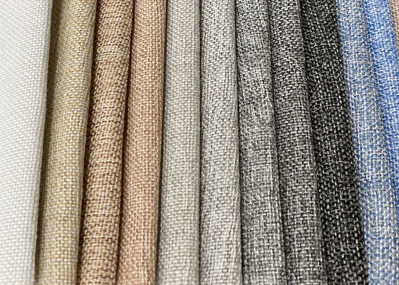 Poliestere 100% di colore di Doris Linen Sofa Fabric Pure di crittografia