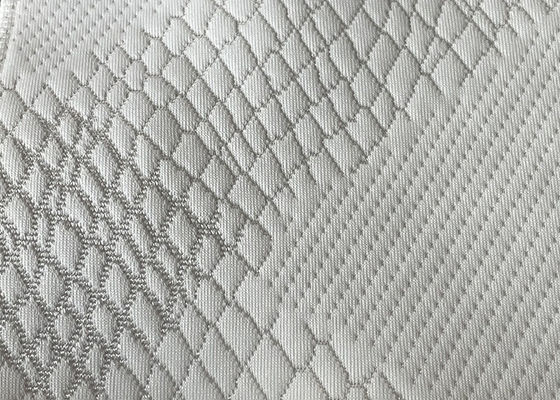 Il tessuto impermeabile del materasso del poliestere, Hometextile ha imbottito il tessuto di cotone del jacquard