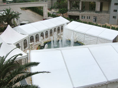 Copertura impermeabile bianca della tela cerata della tenda, tele cerate resistenti del tetto di 5m