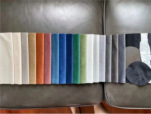 Tessuto da arredamento arancio del velluto del tessuto domestico Holland Felpa Velvet Sofa Fabric