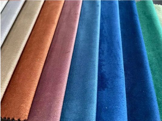 Tessuto da arredamento arancio del velluto del tessuto domestico Holland Felpa Velvet Sofa Fabric
