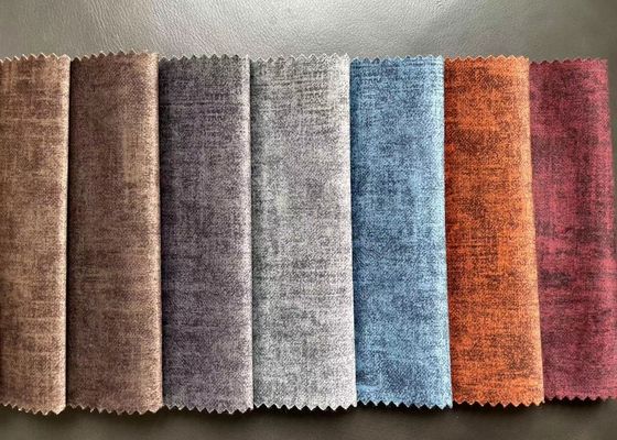 Pelle scamosciata tessuta Sofa Fabric, tessuto pesante di 330gsm Microsuede