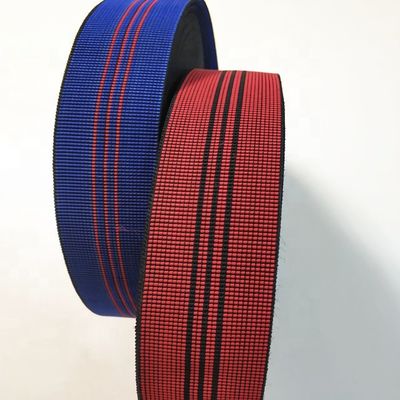 Cinghie elastiche della mobilia del jacquard elastico della tessitura della tappezzeria dei pp