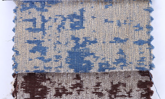 Poliestere 100% di Shaggy Jacquard Chenille Upholstery Fabric