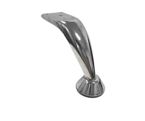 Metallo curvo Sofa Legs Replacement dei piedi 120mm Chrome della gamba della mobilia