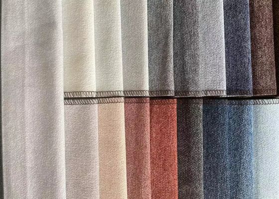 Ciniglia molle Sofa Fabric Long Pile Woven BS5852 del jacquard ignifugo
