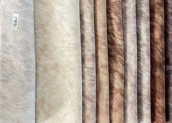 Pelle scamosciata stampata normale Sofa Fabric For Furniture del modello