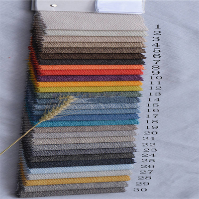 La tela ha tinto Sofa Fabric di tela il poliestere 100% che ha ispessito il colore solido