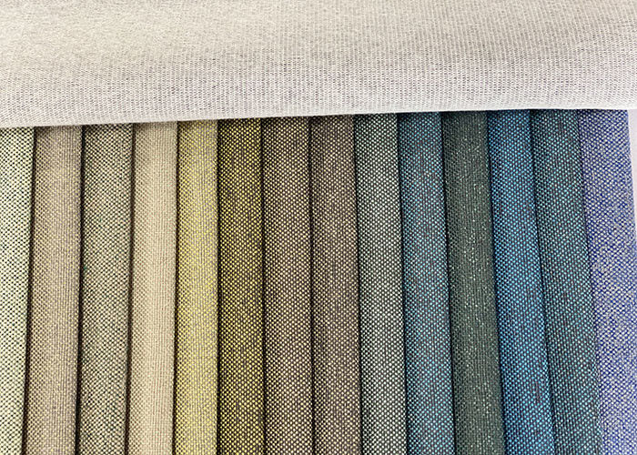 FILATO fornente di Sofa Cover del tappeto della tenda del tessuto del sofà della tappezzeria del poliestere del campione libero del tessuto di tela della casa TINTO