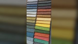 Divano in tessuto ciniglia stile jacquard